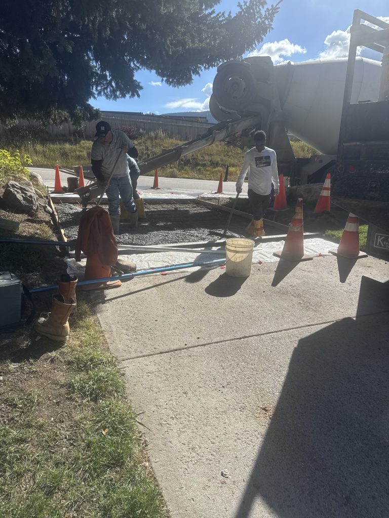 Repaired Driveway Entrance Ramp