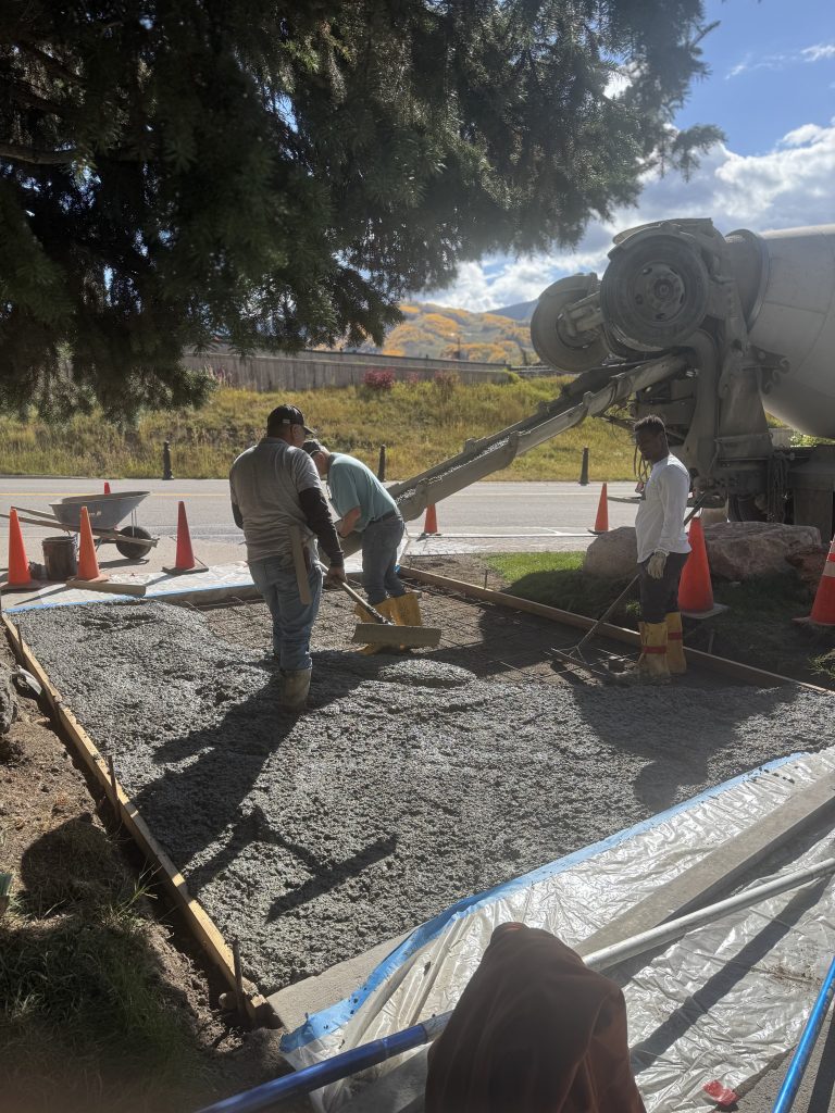 Repaired Driveway Entrance Ramp