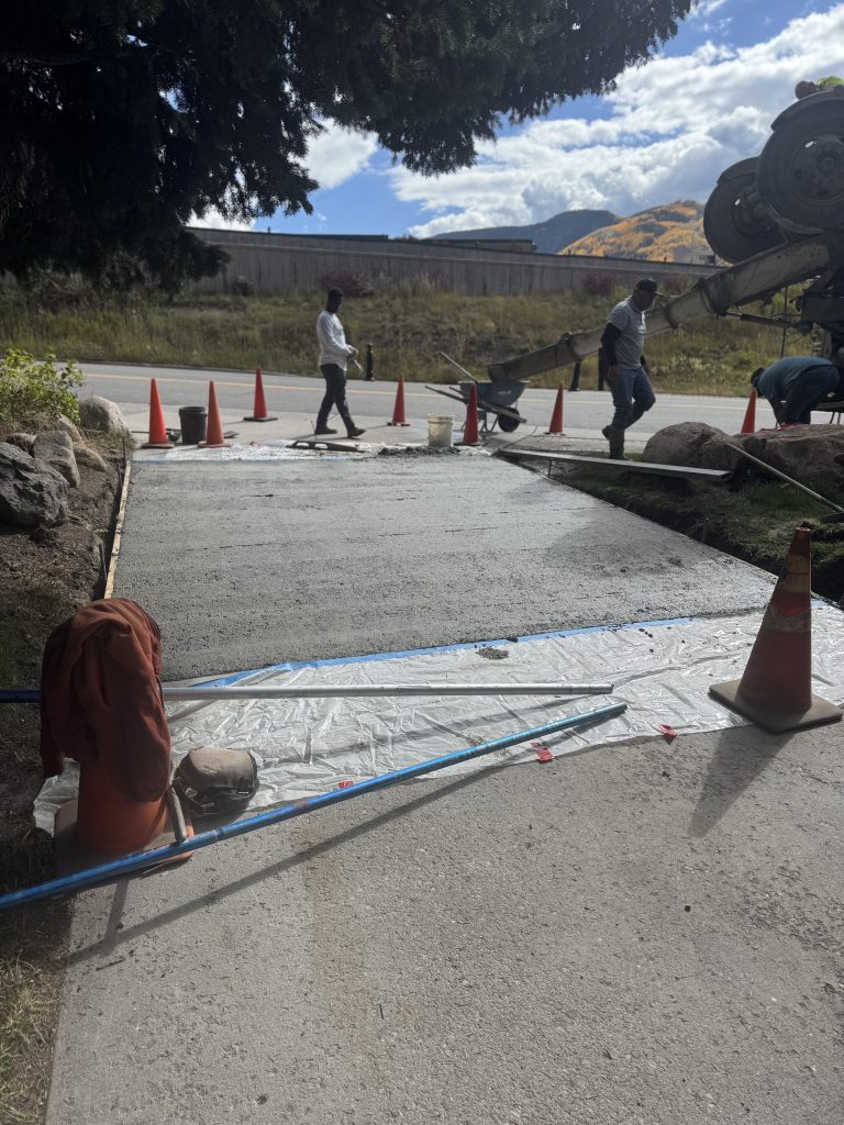 Repaired Driveway Entrance Ramp