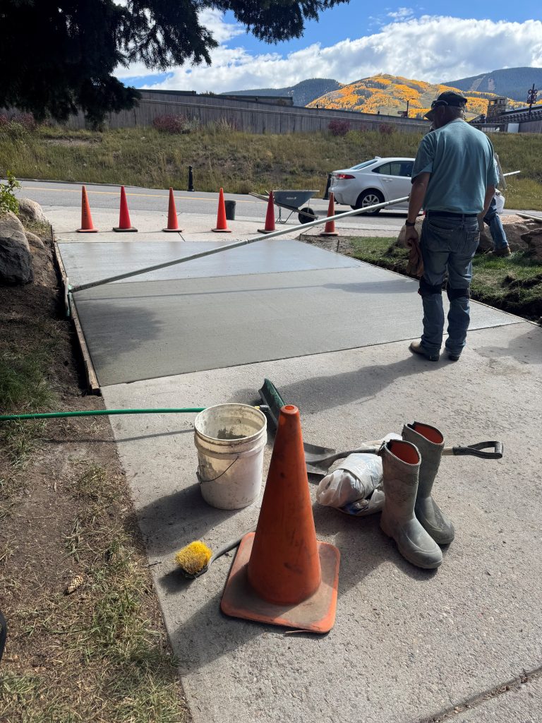Repaired Driveway Entrance Ramp